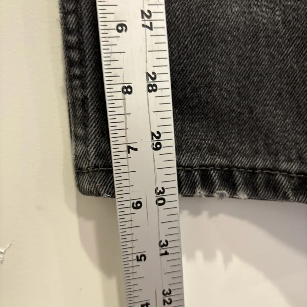 Levis 550 Relaxed Fit Tapered‎ Leg Jeans Mens 38x32 Black Faded Denim 38 x 32